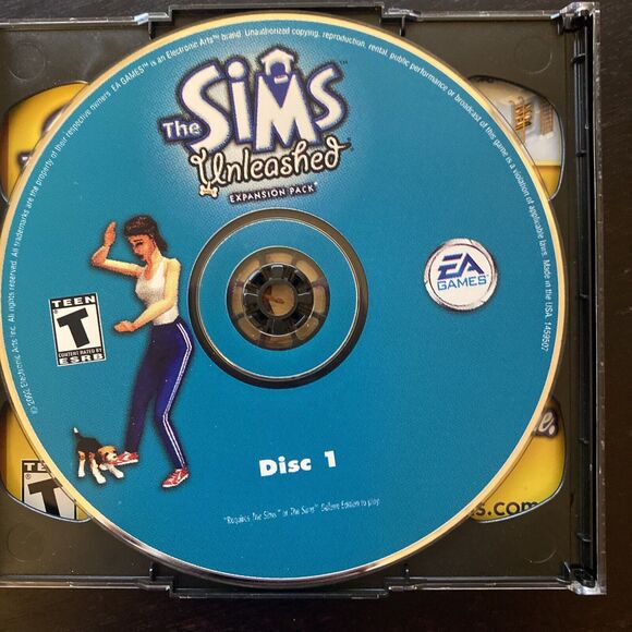 The Sims Unleashed 2 Disc Expansion Pack (PC, 2002) EA Games Cracked Case - Picture 4 of 6